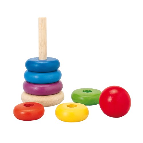 Anneaux à empiler en bois